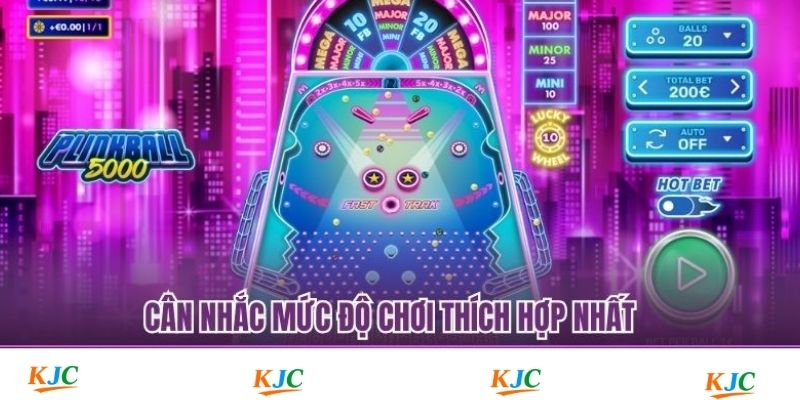 Cân nhắc mức độ chơi thích hợp nhất
